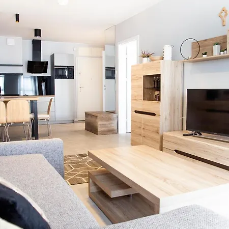 公寓 Al-dom Apartament Przyjazny Na Wyspie Solnej 科沃布热格